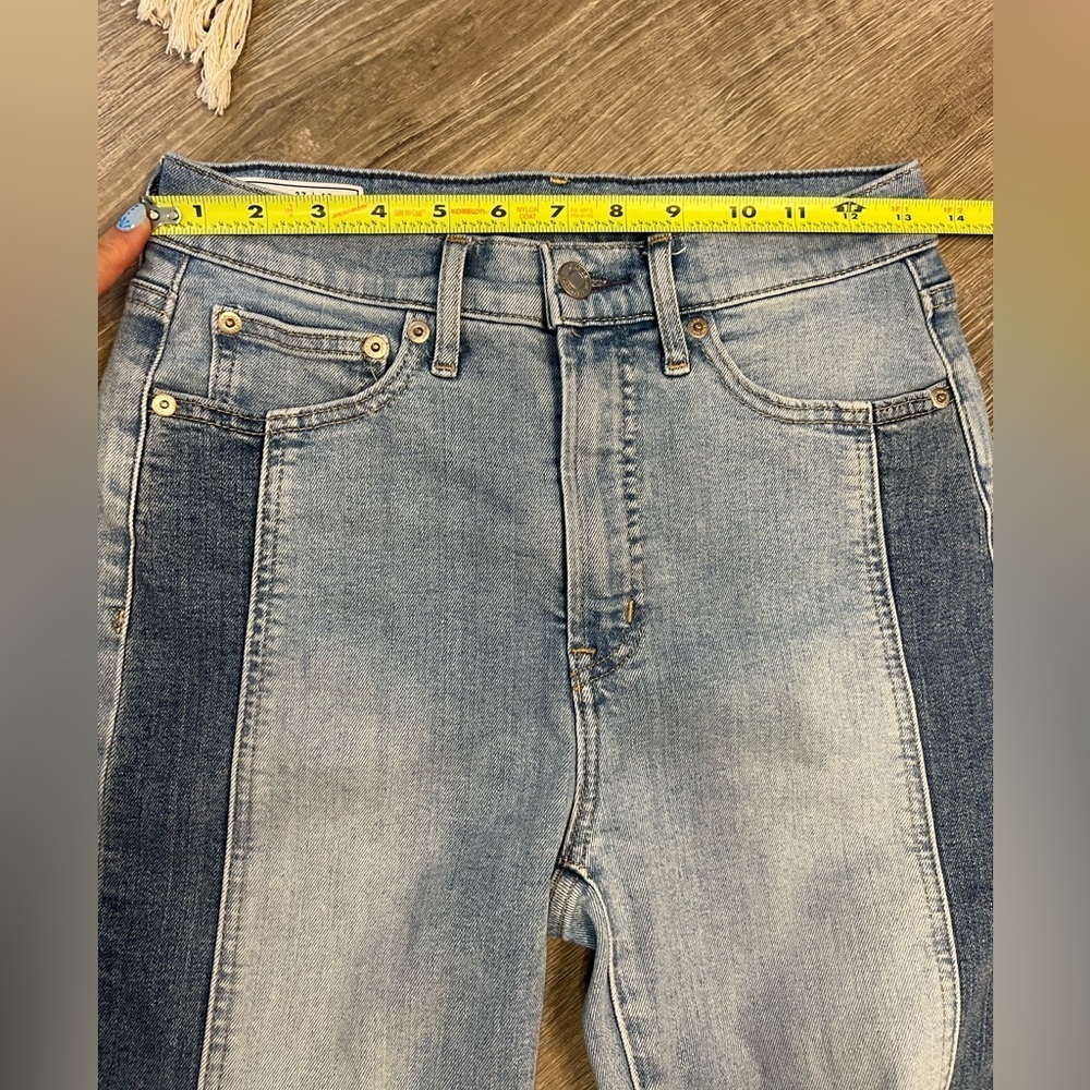GAP High Rise Two Tone Vintage Slim Jeans 27 - Picture 6 of 8